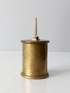 vintage nautical brass jar