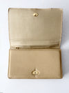 vintage reptile skin accordion hand bag