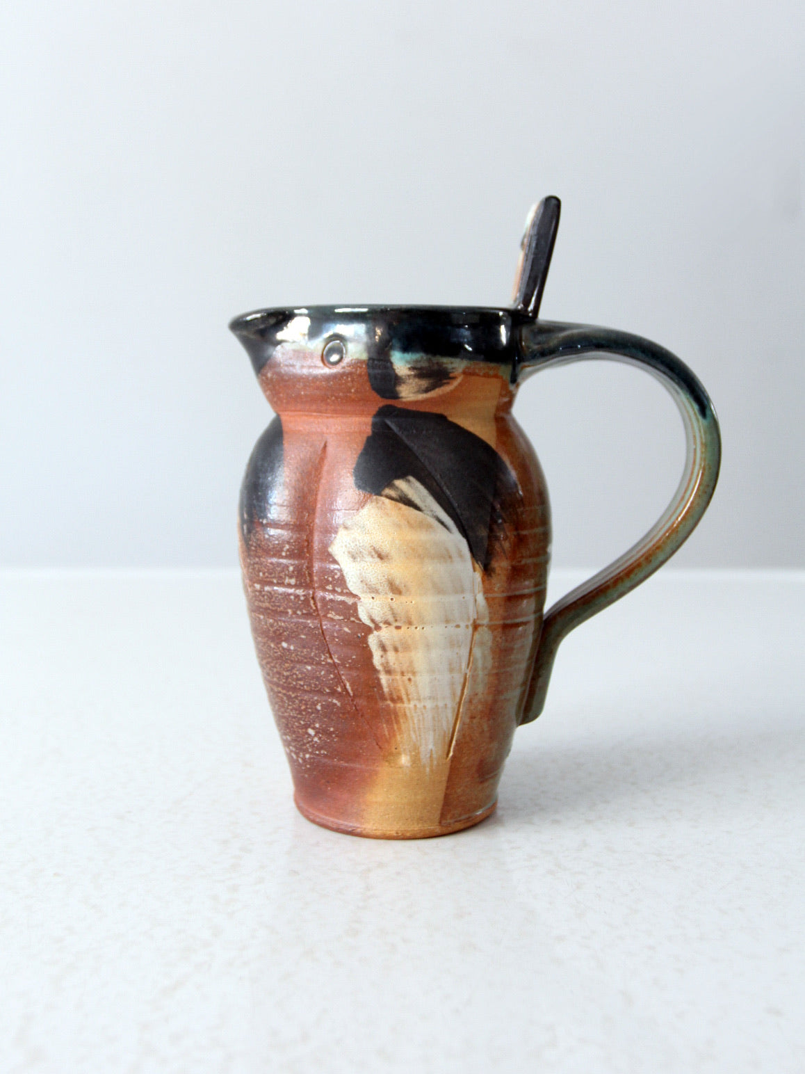 vintage Lee Segal studio pottery pitcher vase