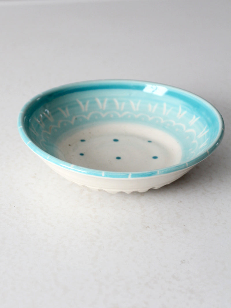 vintage studio pottery bowl