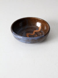 vintage studio pottery bowl