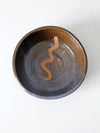 vintage studio pottery bowl