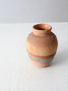 vintage southwestern pottery vase