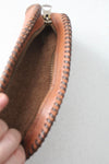 vintage tooled leather pouch