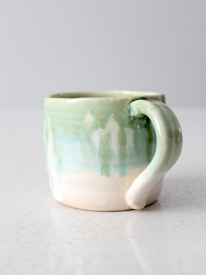 vintage studio pottery mug