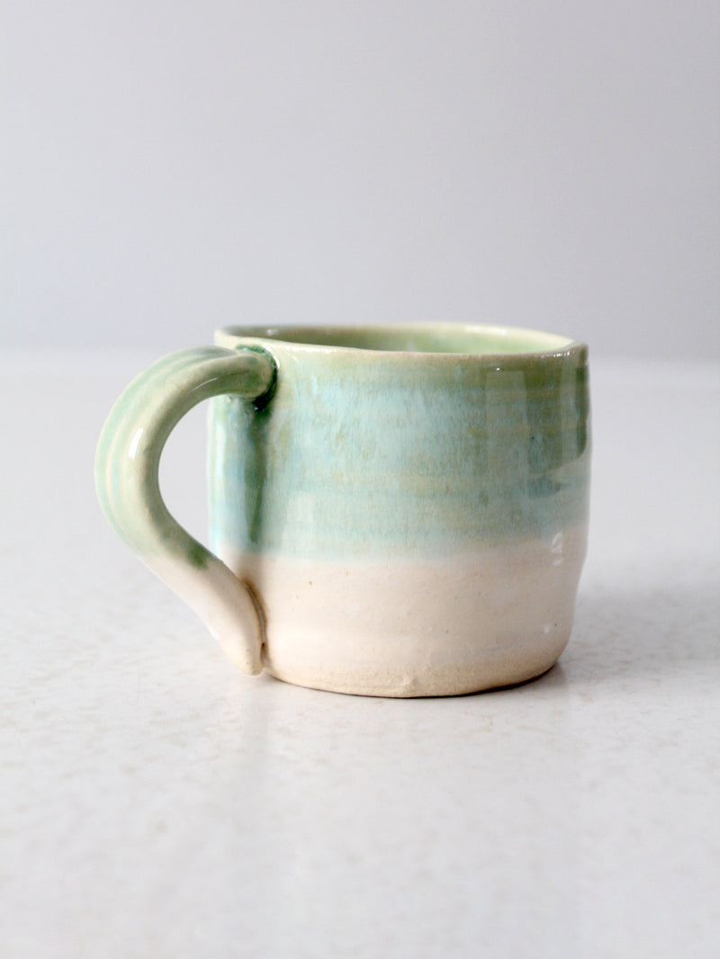 vintage studio pottery mug