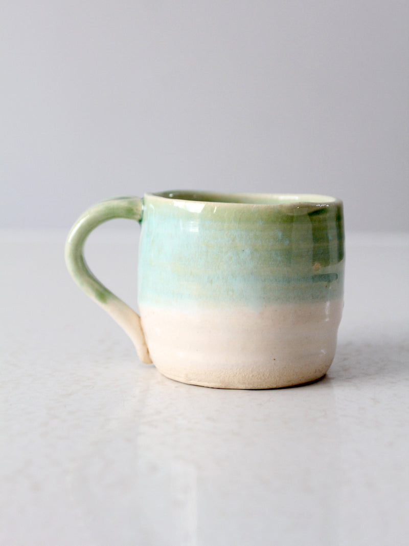 vintage studio pottery mug