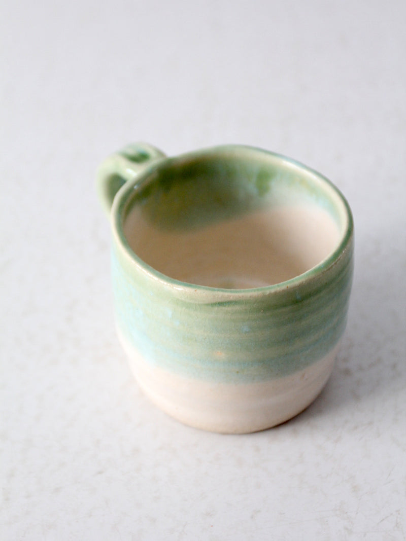 vintage studio pottery mug