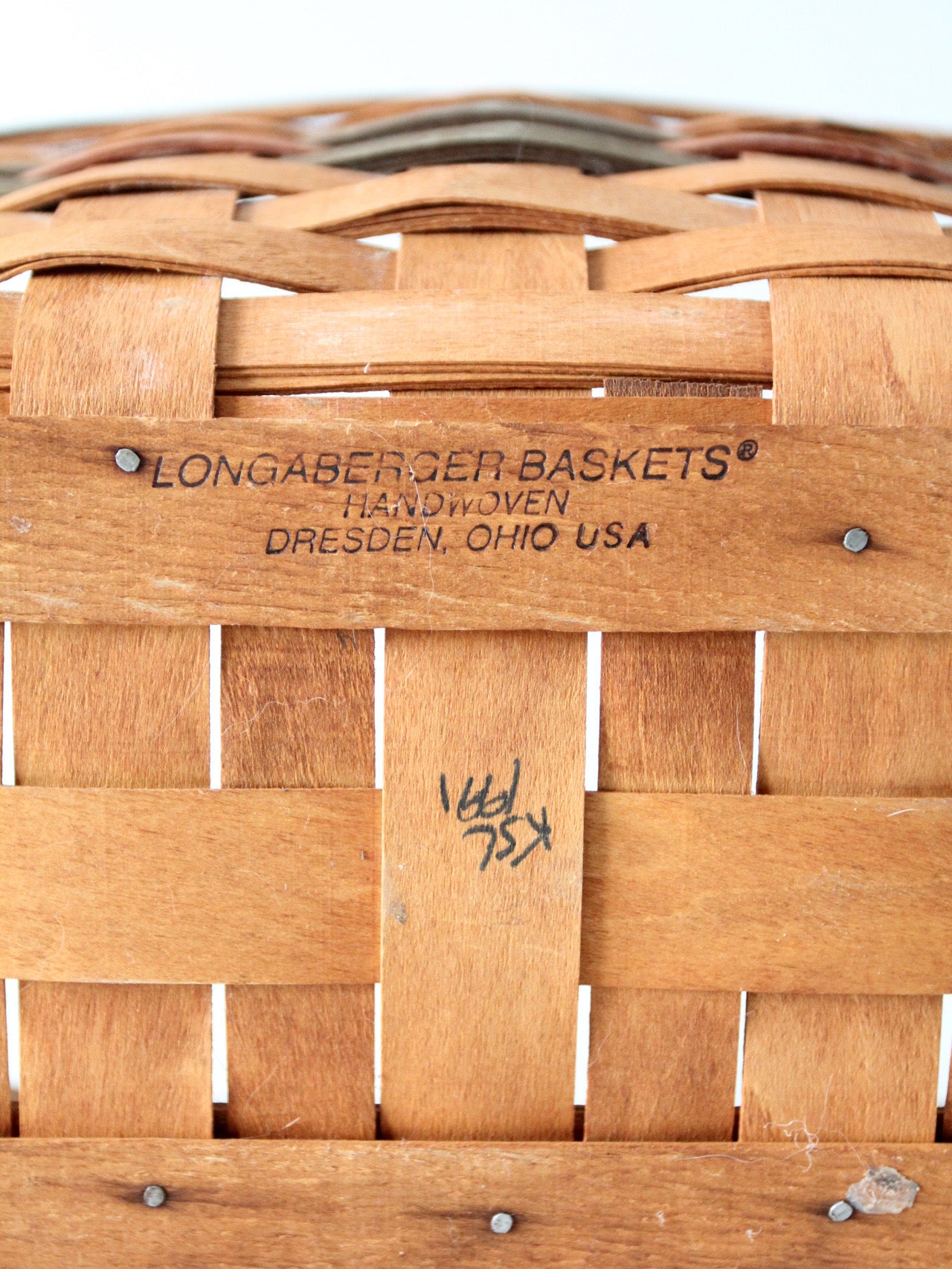 1991 Longaberger market basket