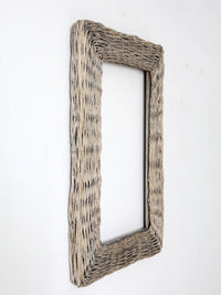 vintage wicker frame