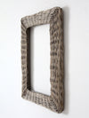 vintage wicker frame