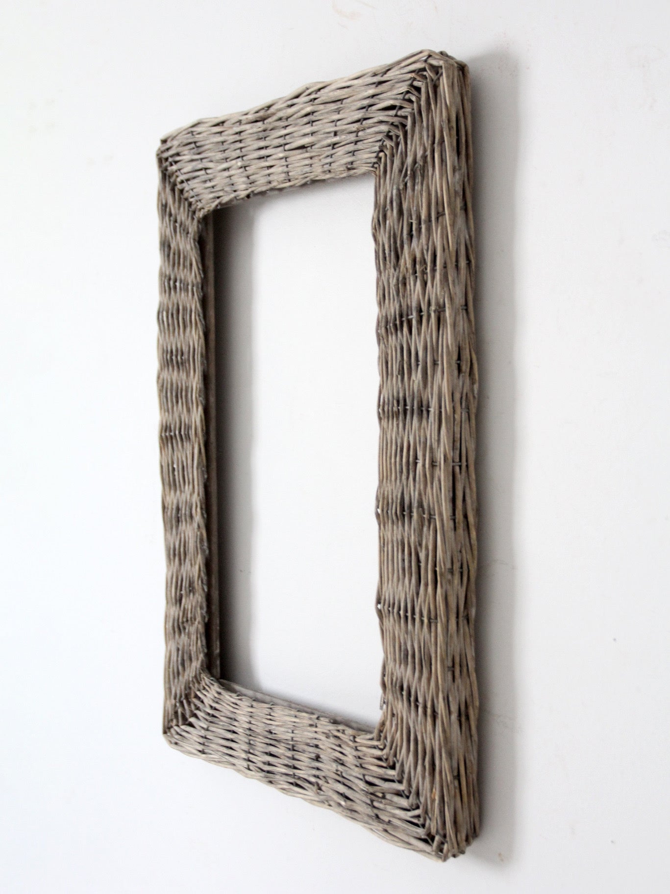 vintage wicker frame