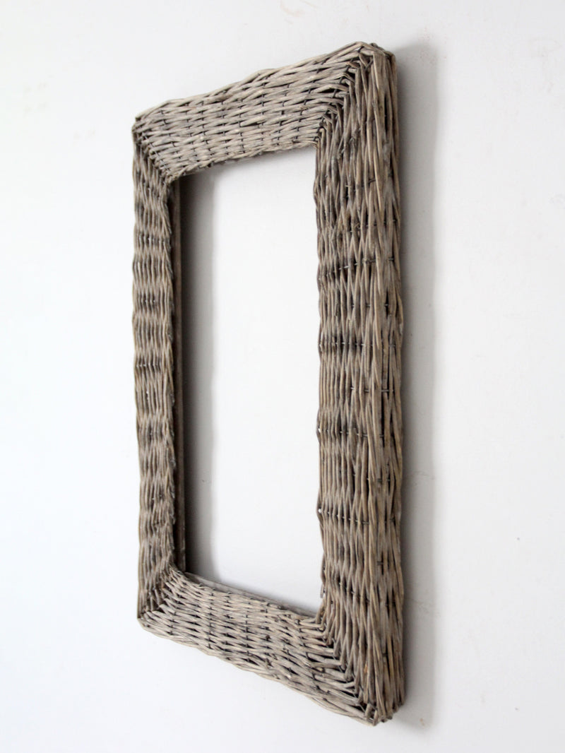 vintage wicker frame