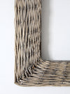 vintage wicker frame