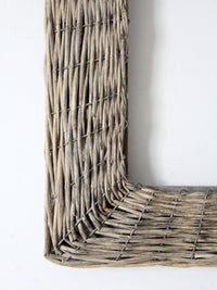 vintage wicker frame