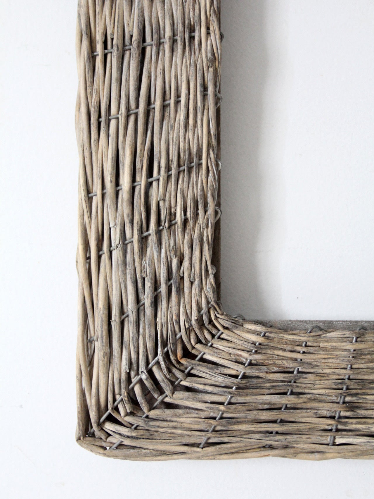 vintage wicker frame