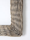 vintage wicker frame