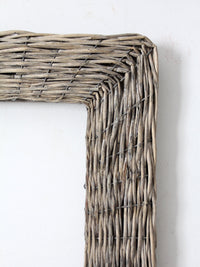 vintage wicker frame