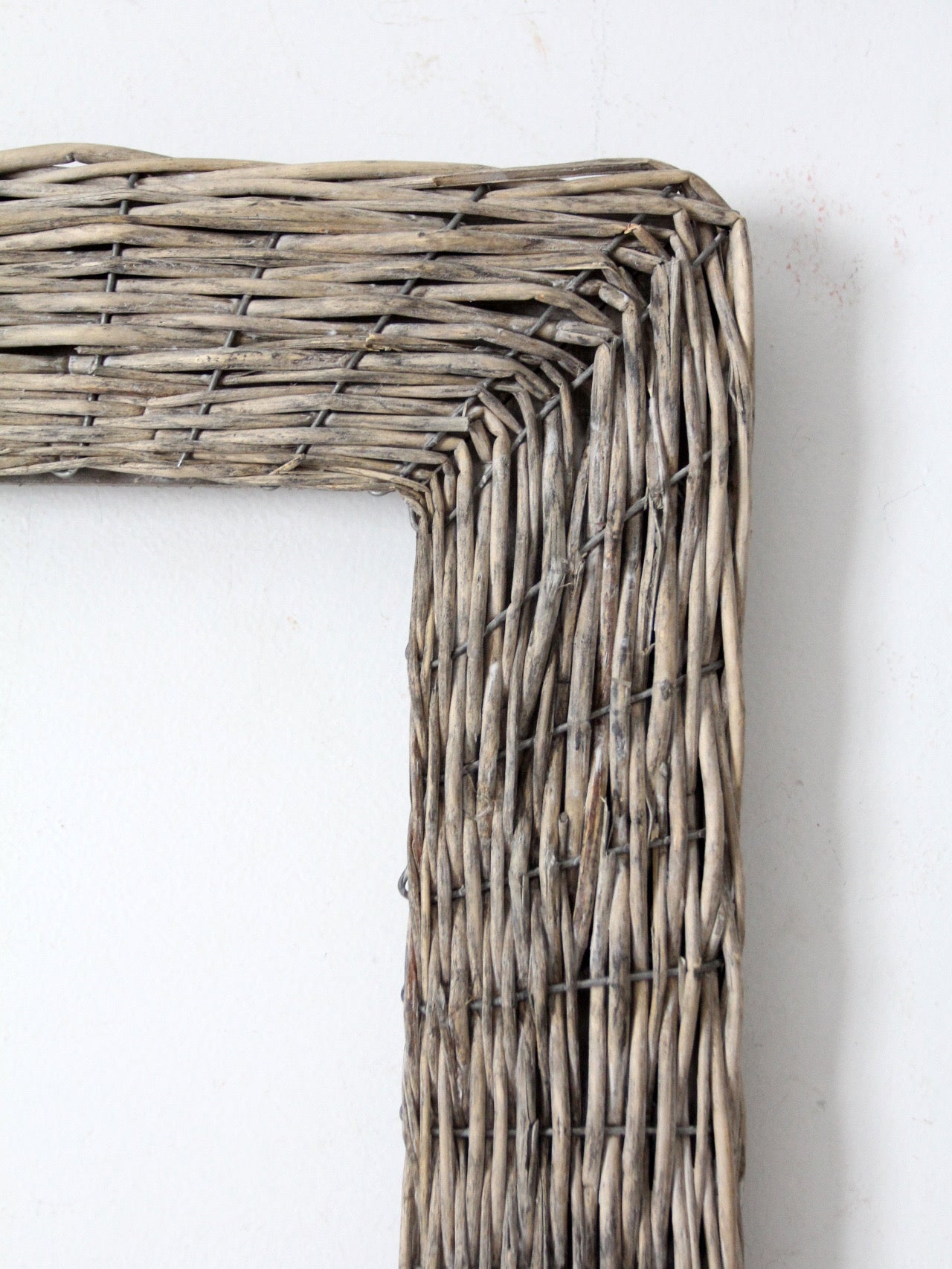 vintage wicker frame