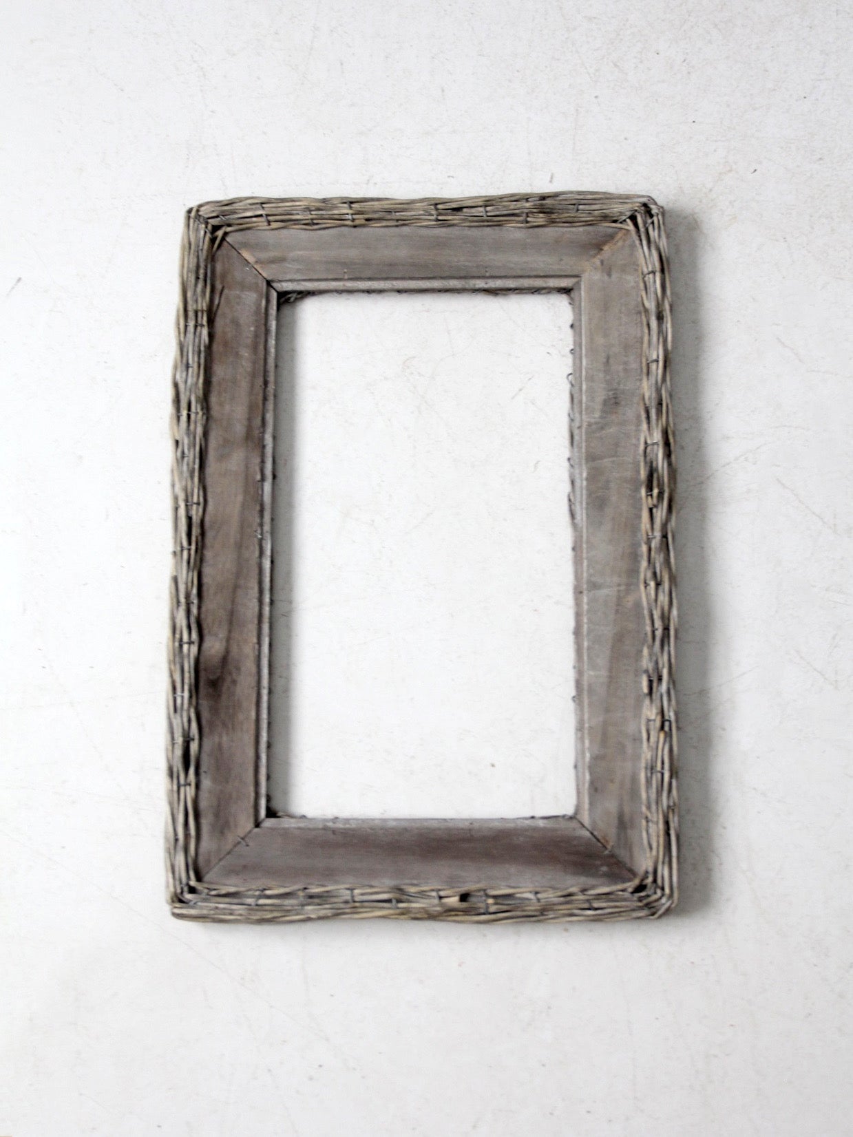 vintage wicker frame