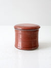 vintage studio pottery butter keeper