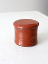 vintage studio pottery butter keeper