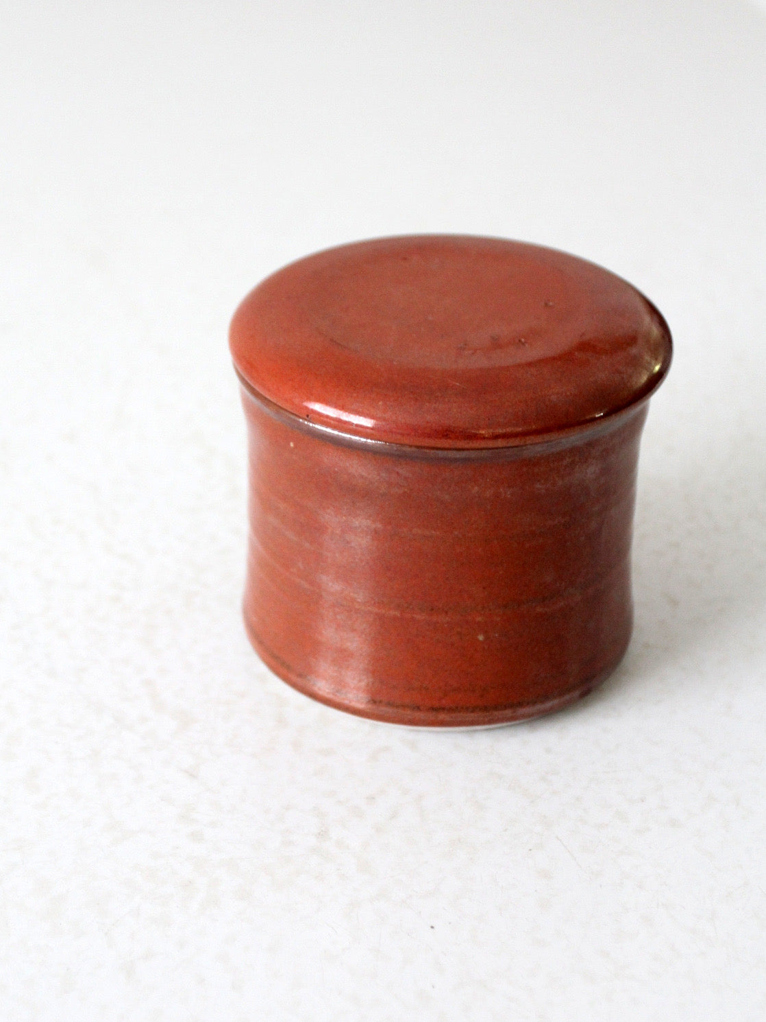 vintage studio pottery butter keeper