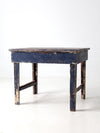 antique painted farmhouse work table