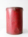 antique metal flour bin