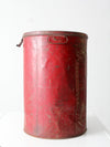 antique metal flour bin