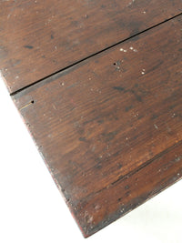 antique painted farmhouse work table