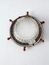 vintage nautical glass ashtray