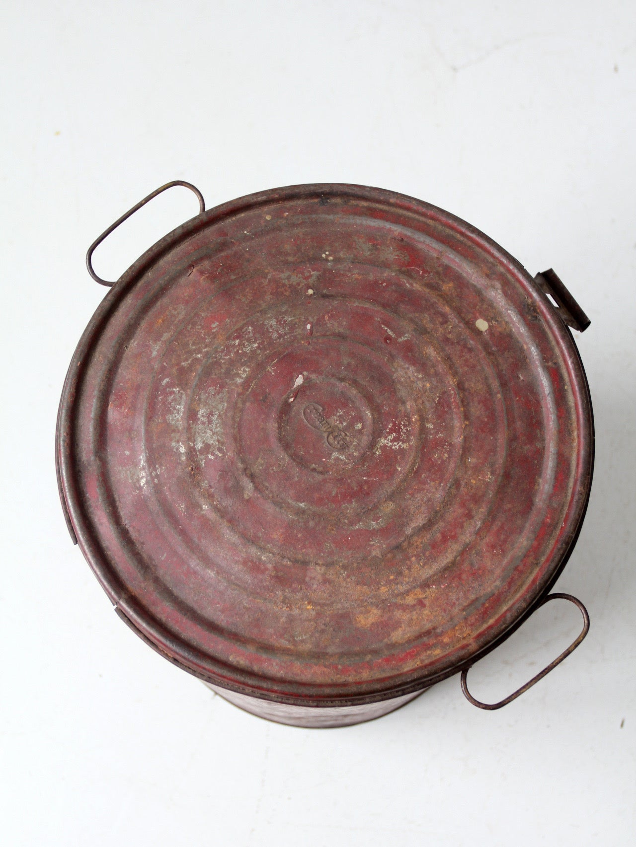 antique metal flour bin – 86 Vintage