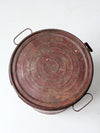 antique metal flour bin