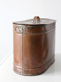 antique copper boiler