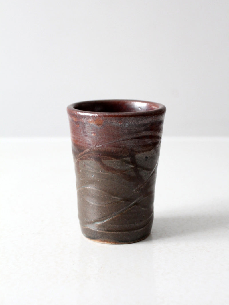 vintage studio pottery vase