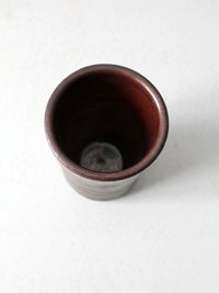 vintage studio pottery vase