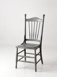 antique Victorian painted spindle back chair