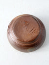 vintage studio pottery bowl
