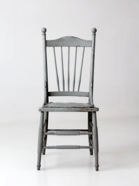 antique Victorian painted spindle back chair
