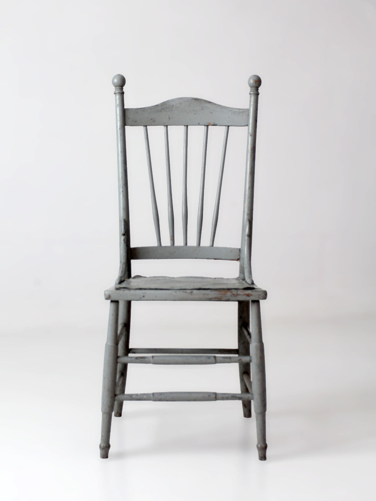 antique Victorian painted spindle back chair