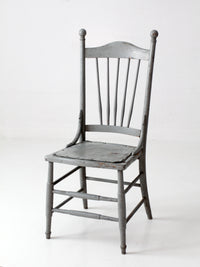 antique Victorian painted spindle back chair