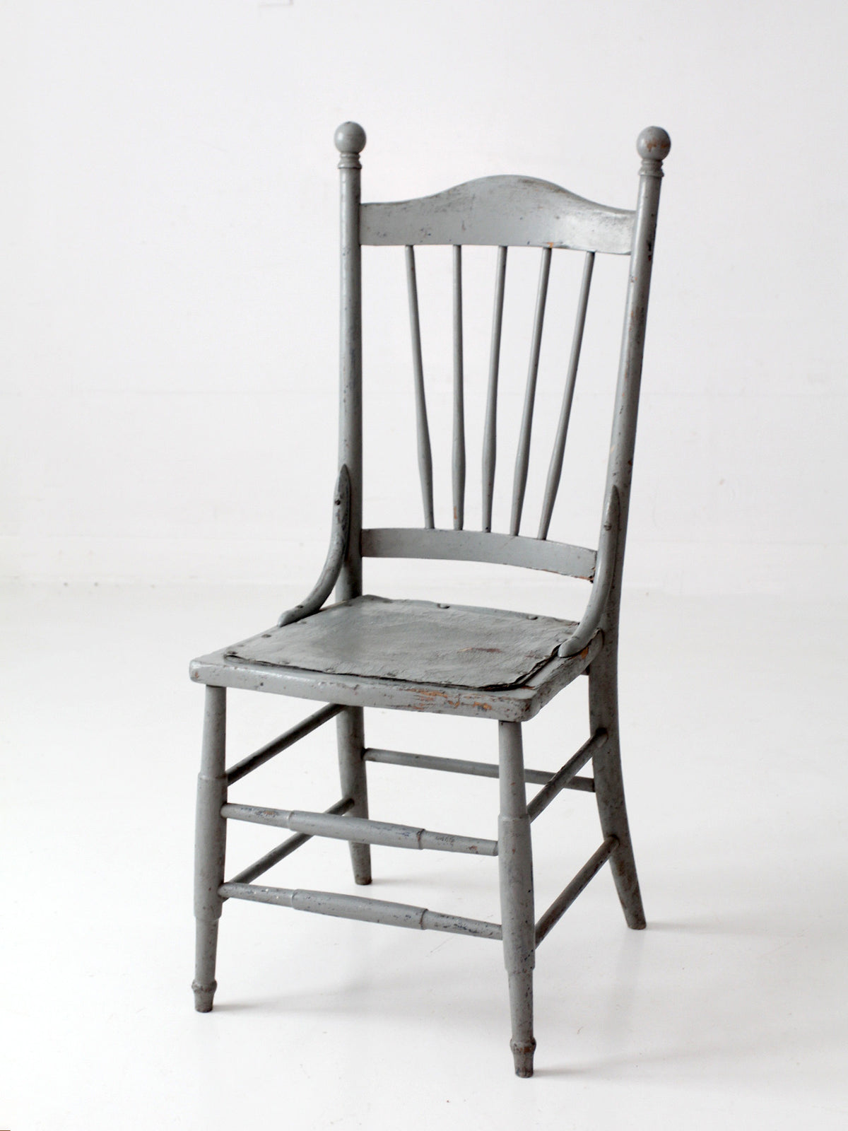 antique Victorian painted spindle back chair