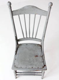 antique Victorian painted spindle back chair