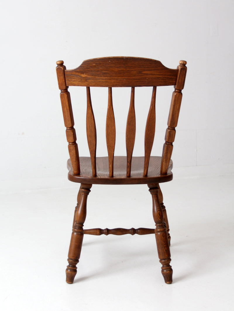 vintage Dearborn oak side chair