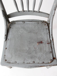 antique Victorian painted spindle back chair