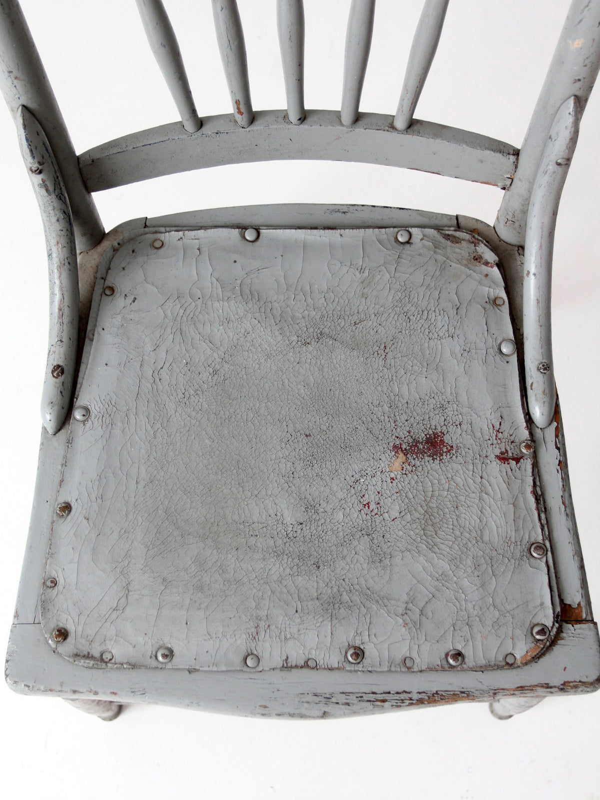 antique Victorian painted spindle back chair