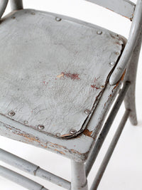 antique Victorian painted spindle back chair