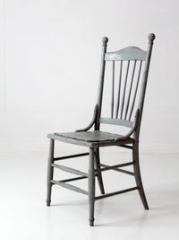 antique Victorian painted spindle back chair