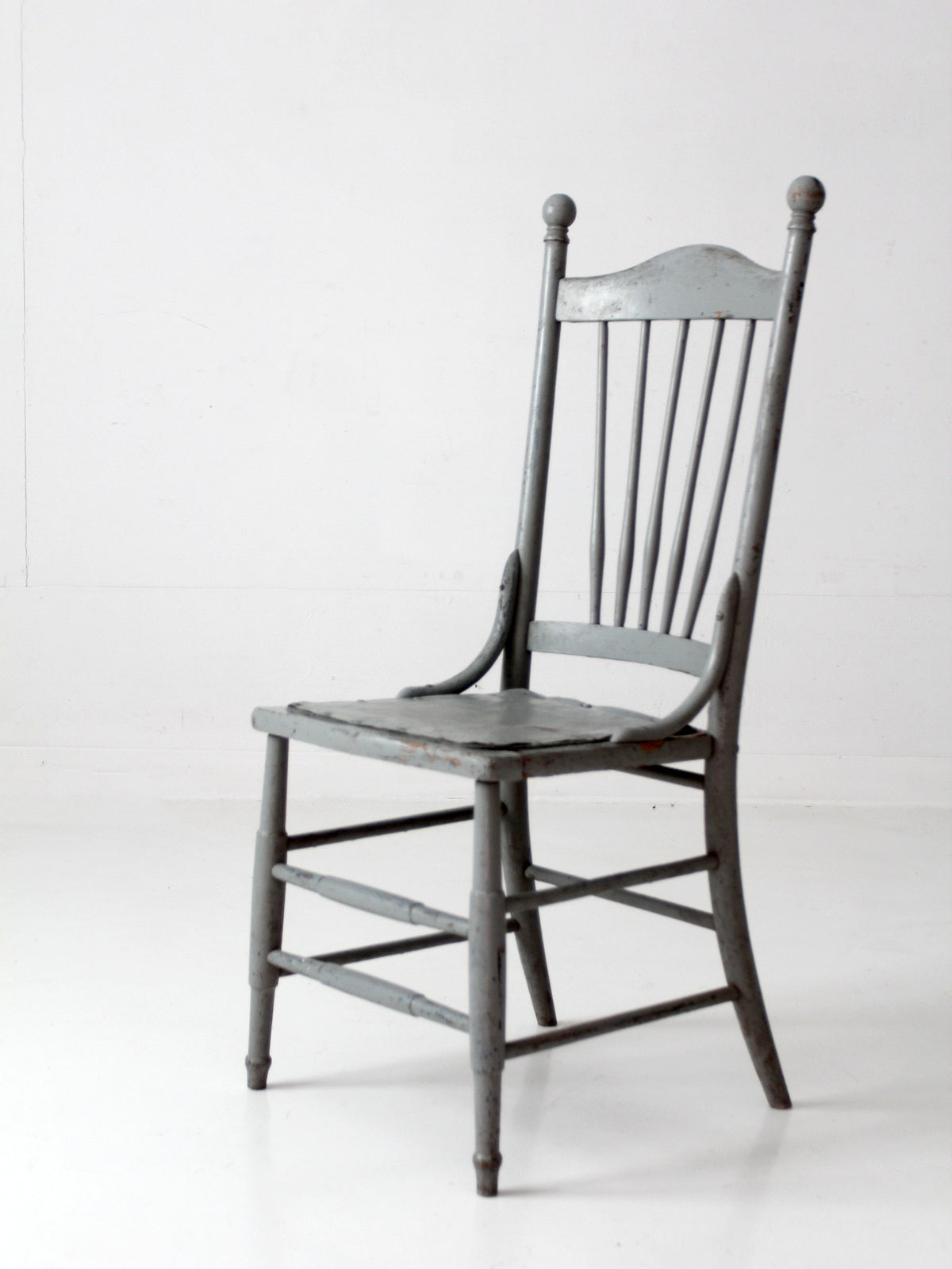 antique Victorian painted spindle back chair